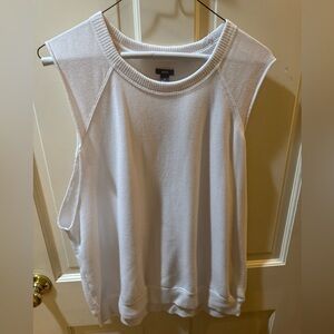 Aerie White Sleeveless Top